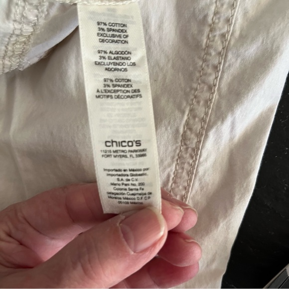 Chico's Light Beige Capris - Picture 4 of 7